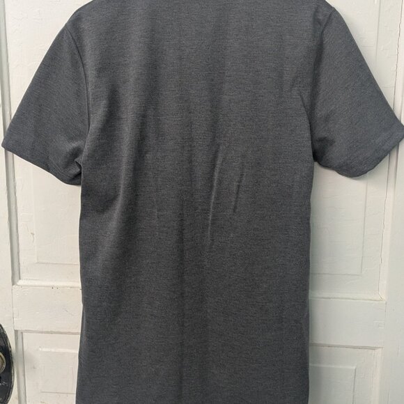 Lalabu Dad baby pocket Shirt Medium Short Sleeve grey Excellent condition - Picture 3 of 7